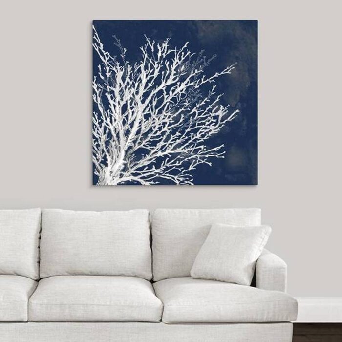 36 in. x 36 in. "Coastal Coral II" by Lanie Loreth Canvas Wall Art